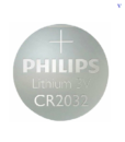 Bộ 5 Vỉ Pin Lithium Philips CR2032 Màu Bạc,,
