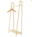 Giá Treo Đồ Hình Thang Ladder Hanger Nội Thất Kiểu Hàn (Nâu gỗ tự nhiên) 1