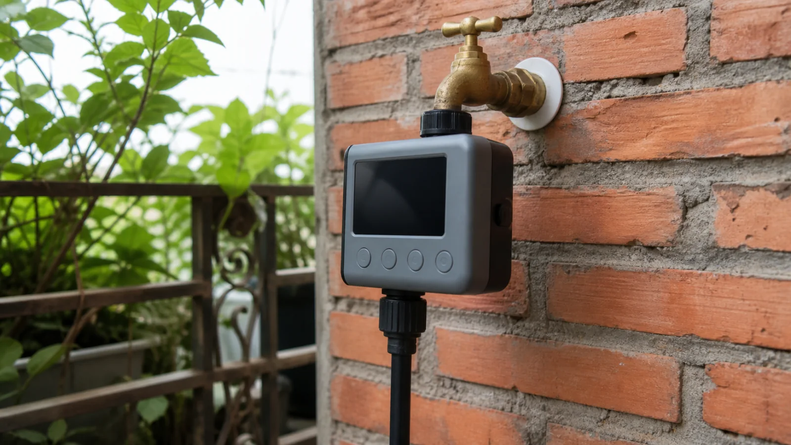 Bộ hẹn giờ tưới cây bằng pin