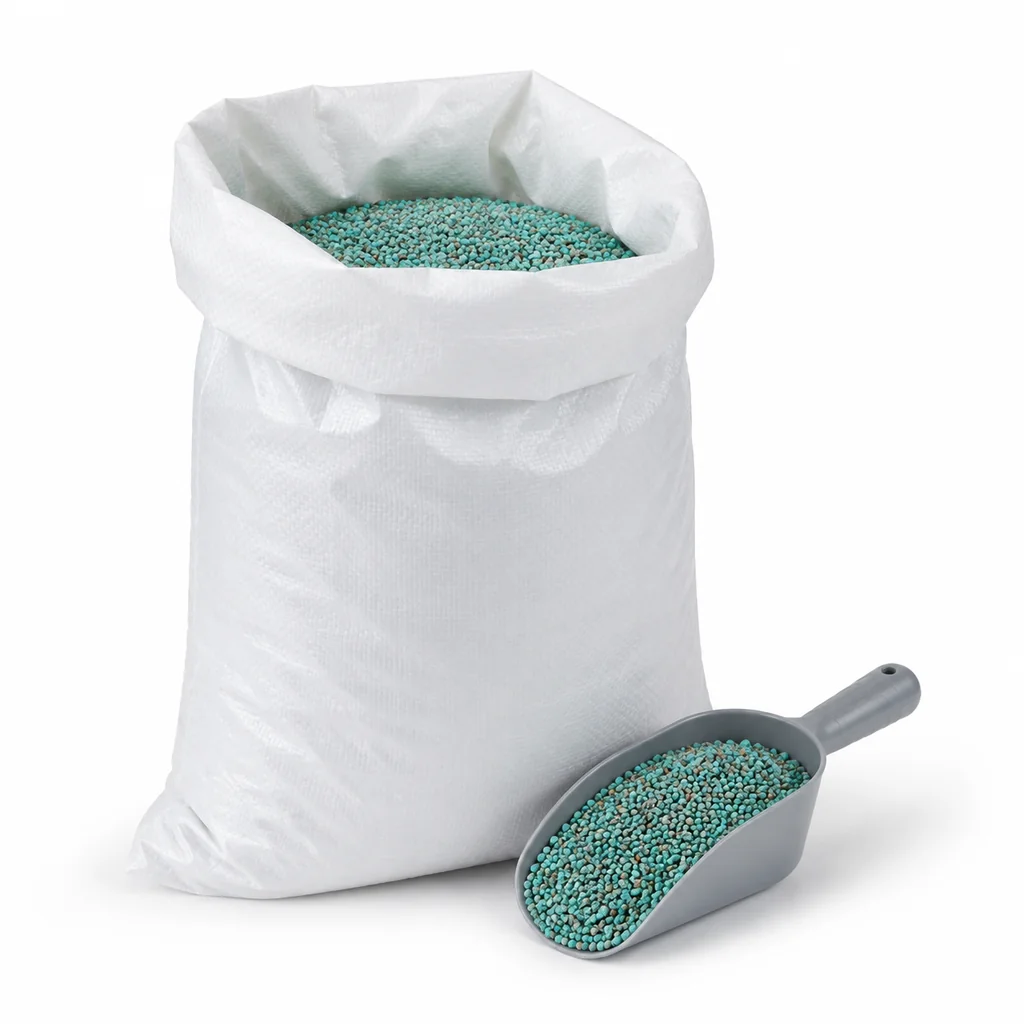 Phân bón Đầu Trâu npk 20-20-15 gói 1kg giao cho khách tại Quận 6