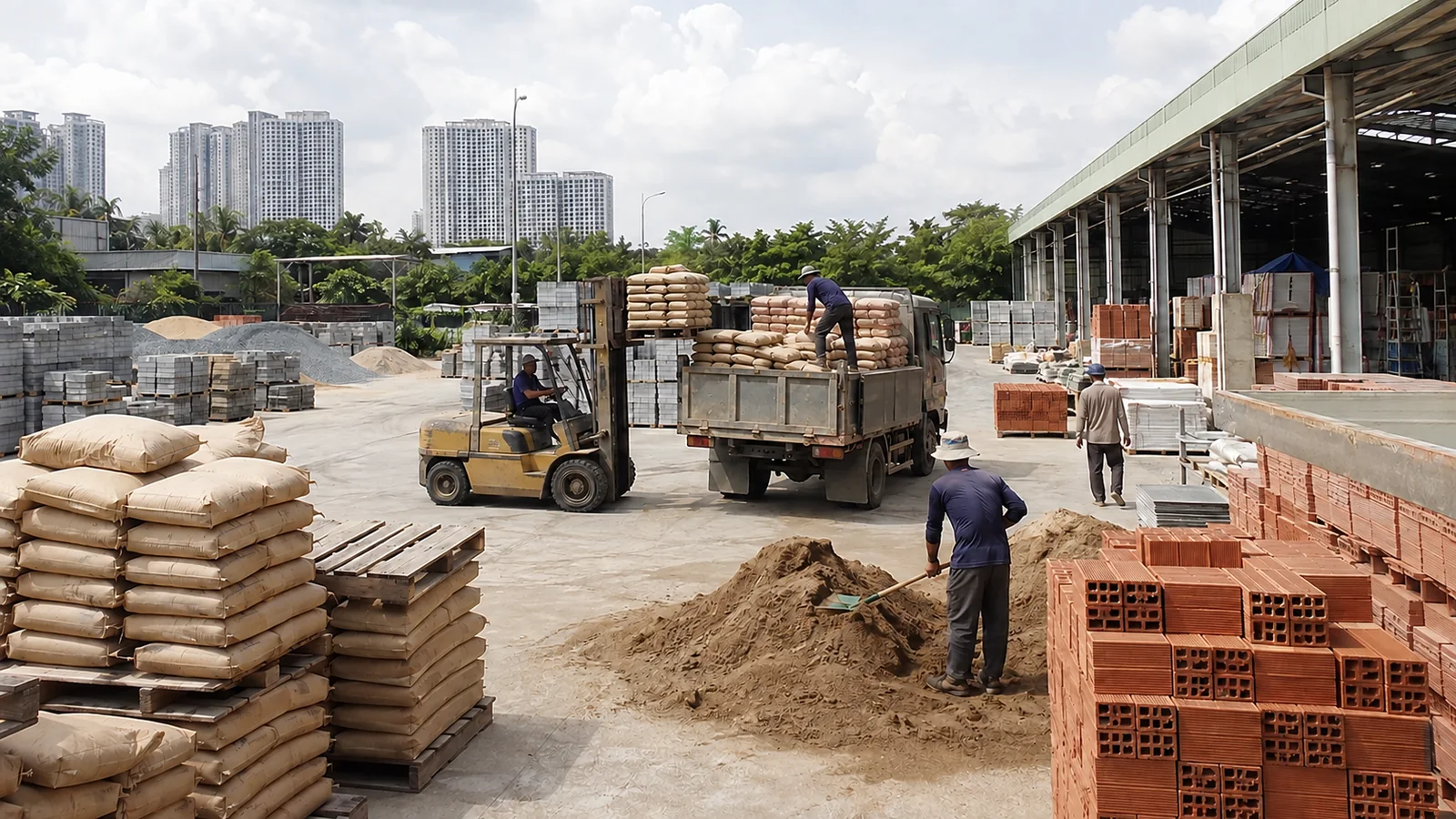 Siêu thị vật tư xây dựng VNETMIC giao tận nơi TP.HCM